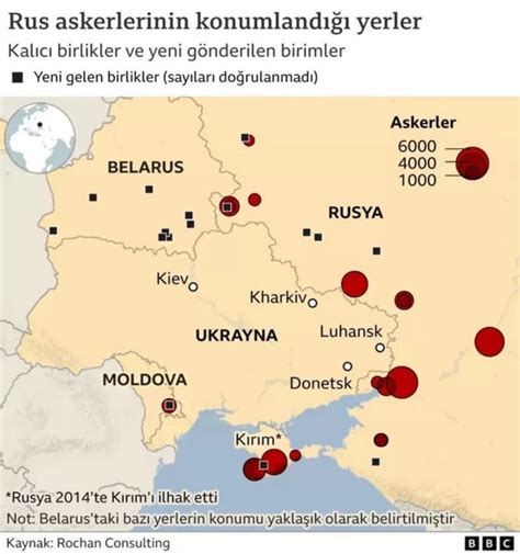 Rusya'nın Ukrayna sınırındaki askeri gücü ne kadar büyük? - BBC News Türkçe