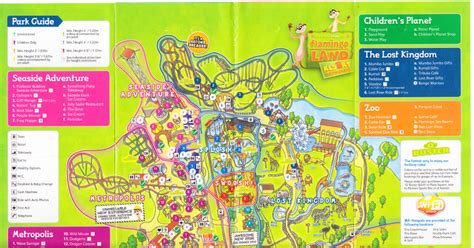 Flamingo Land Map Of Park