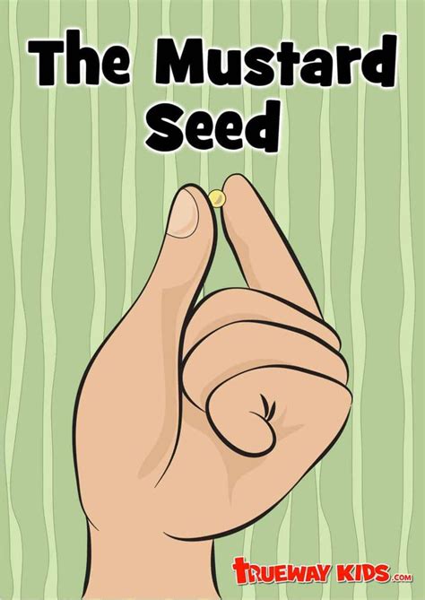 The Parable Of The Mustard Seed Free Printable Preschool Bible Lesson