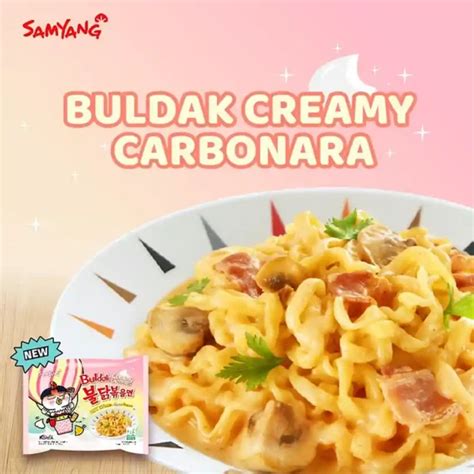 SamYang Buldak Cream Carbonara Hot Chicken Flavor Ramen Stir Fired Noodle Amazing Thai