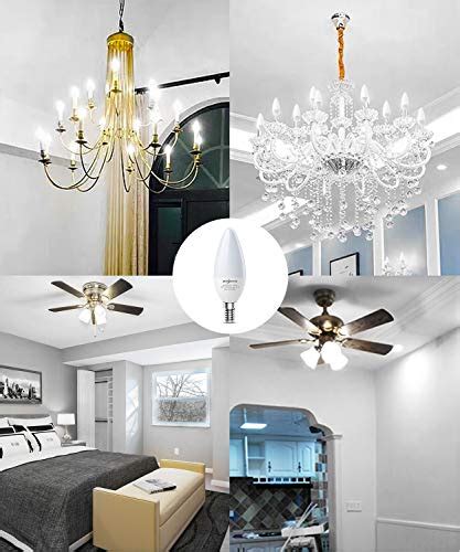 Shinestar Pack Led Ceiling Fan Light Bulbs W Daylight K E