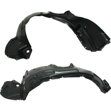 New Set Of 2 Lh And Rh Side Front Inner Fender Splash Shield Liner Fits Highlander Ebay