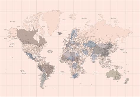 Papel De Parede Mapa - Papel de Parede Mapa Mundi completo para marcar viagens