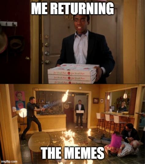 Community Fire Pizza Meme Imgflip