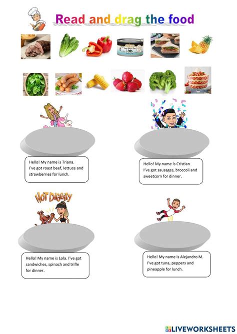 Food 709359 Mercedes60 Liveworksheets