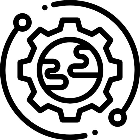 Setup Detailed Rounded Lineal Icon