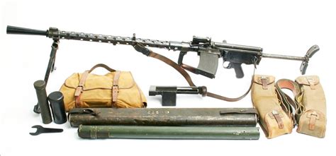 German Mg Light Machine Gun With Accessories Used In Wwii Light