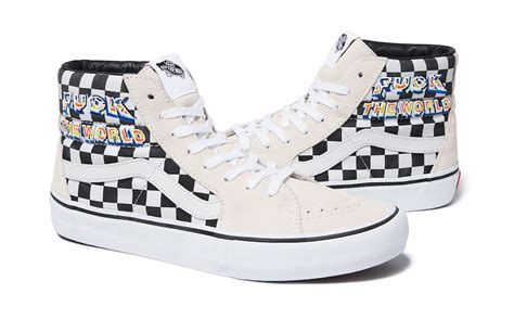 Supreme Vans Sk Hi Fuck The World Release Date Sbd