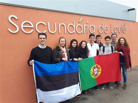 Erasmus Escola Secundária de Loulé ruma à Estónia Postal do Algarve