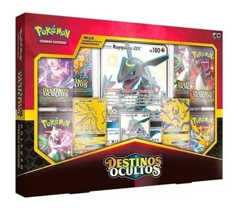 Box Pokemon Destinos Ocultos Rayquaza Gx Original Lacrada