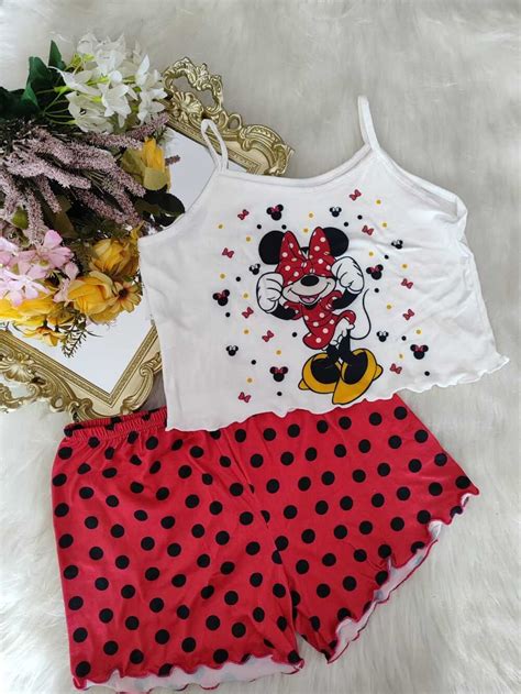 PIJAMA BLOGUERINHA SLIM I90 VERMELHO POA LAÇO ESCONDIDO Império Lingerie