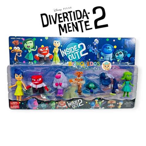 Bonecos Do Divertidamente 2 - Comprar Kit Bonecos Divertidamente 2 Inside out 2 Alegria Disney 2025 ...