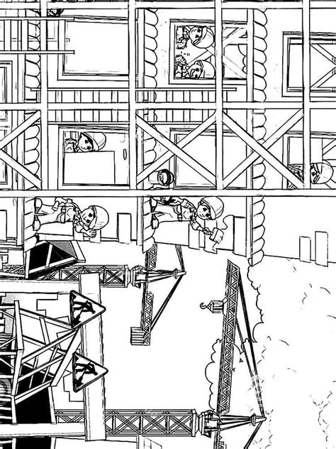 Construction Site coloring pages