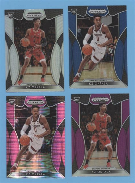 Ct Kz Okpala Panini Prizm Draft Silver Blue Pink Pulsar