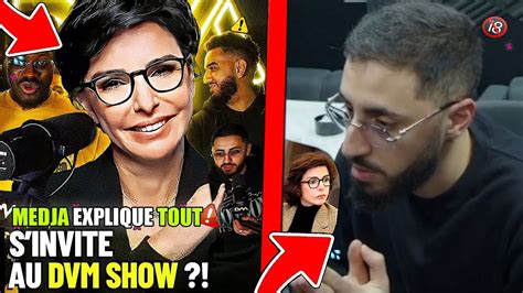 Medja Du Dvm Show S Explique Pour Rachida Dati En Live Pour Dadju Et