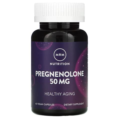 MRM, Pregnenolone, 50 mg, 60 Vegan Capsules - iHerb