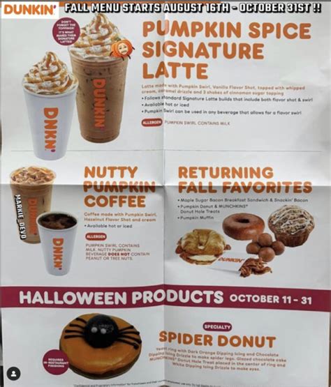 Dunkins Fall Menu For 2023 Has Arrived Lets Eat Cake