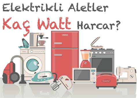 Elektrikli Aletler Ka Watt Harcar Solaravm