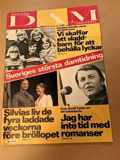 Se produkter som liknar Svensk Damtidning 21 1976 på Tradera