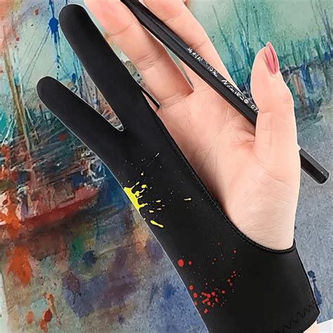 1 pièce Gants d artiste pour dessin gants de croquis anti salissure à