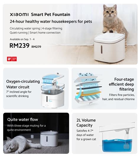 Xiaomi Smart Pet Feeder Fountain Malaysia Release Priced At RM459