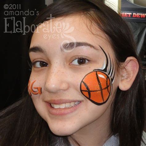 Basketball Face Paint Face Painting Designs Eye Face Painting Face