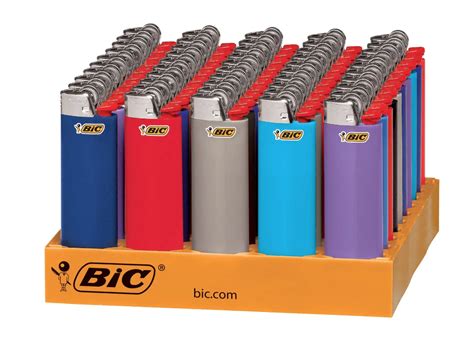 50xbic Lighters Genuine Lighters Maxi Cigarette Lighter Bulk Pack