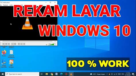 Cara Rekam Layar Anti Patah Patah Di Laptop Pc Windows Youtube