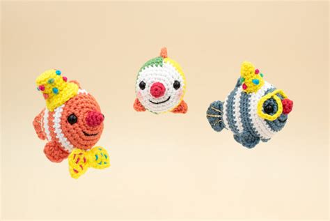 Clownfish toy set amigurumi pattern - Octopus Crochet