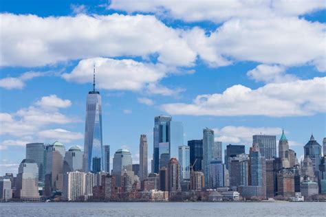 Photo Downtown Skyline New York City Panorama Fotobehang