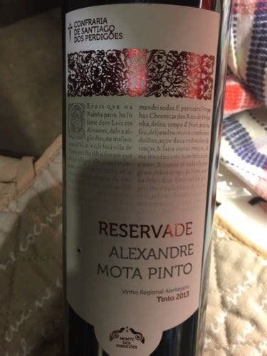 Monte Dos Perdigoes Reservade Alexandre Mota Pinto Tinto Vivino US