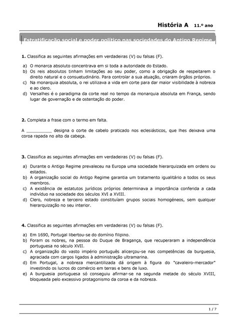 Ficha Resumo Modulo Estratifica O Social E Poder Pol Tico Nas