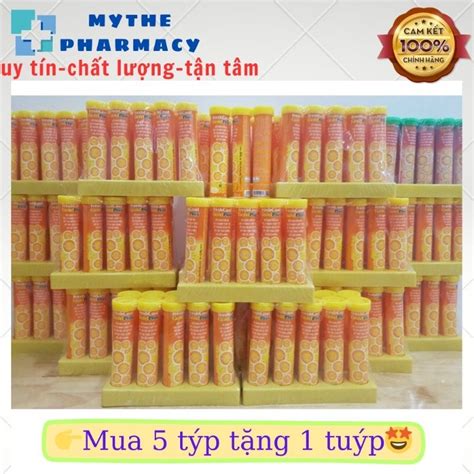 sủi C tăng đề kháng Freshcool gold plus (tuýp 20 viên). Bổ sung kẽm và ...