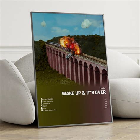 Lovejoy Wake Up Its Over Album Cover Poster Wall Art Lovejoy Wake