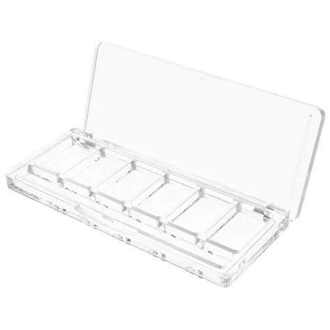 Empty Eyeshadow Palette Transparent Six Grid Makeup Palette For