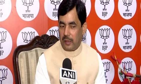 bjp leader hussain declares collapse  india bloc