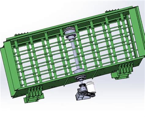 振动筛 惯性偏心振动筛3d模型下载三维模型solidworks、step模型 制造云 产品模型