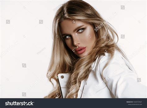 Beautiful Sexy Haughty Stylish Blonde Woman Stock Photo 1559737601 Shutterstock