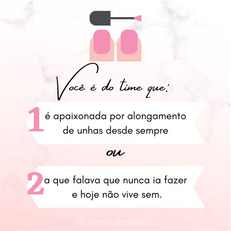 Frase De Nails Designer - Time Nail Designer | Propaganda de manicure, Citações de unhas, Dicas ...