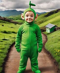 Teletubbies Green Costume Face Swap Id2356271