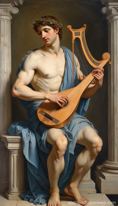 Apollo Playing Lyre in Renaissance Style | Stable Diffusion Online