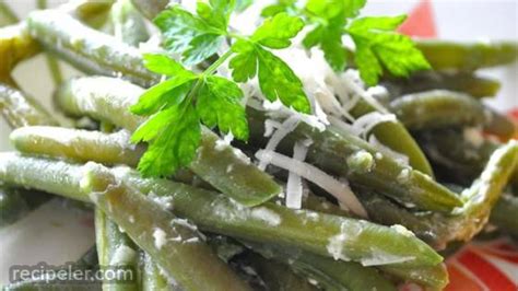 Creamy Green Beans Parmesan