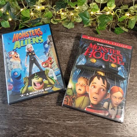 Dreamworks Monsters Vs Aliens Dvd And Columbia Pictures Monster House