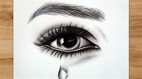 Pencil Drawings Of Crying Eyes