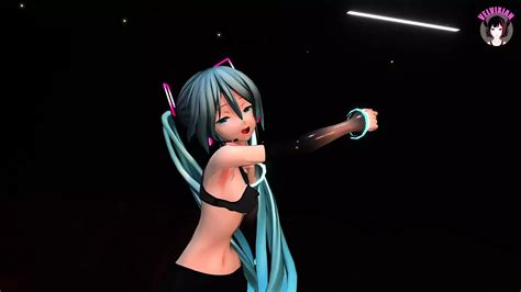 Hatsune Miku Dan Ando Em Roupas Apertadas Pretas Sexy D Hentai Xhamster