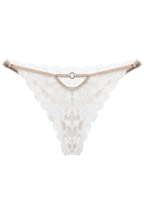 Lingerie Letters Cappuccino Thong Women S Underwear Online