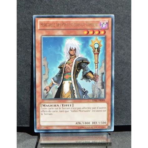 Carte YU GI OH LVAL FR084 Hérétique Des Protecteurs Du Tombeau Rare