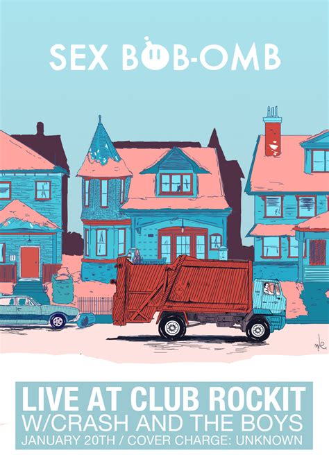 Sex Bob Omb Poster Personal Work Behance