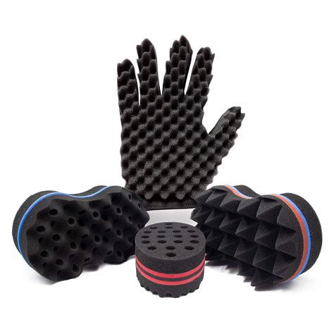 Hair Sponge Brush Curl Sponge Glove Right Hand For Men