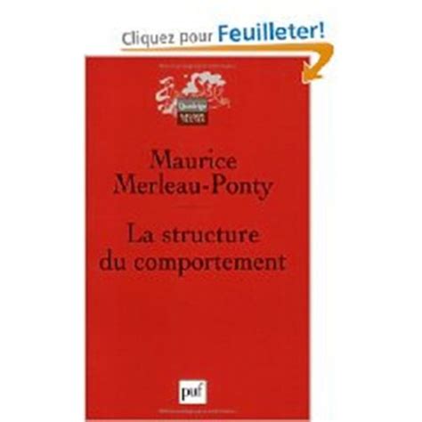 Lastructure Du Comportement Merleauponty Maurice